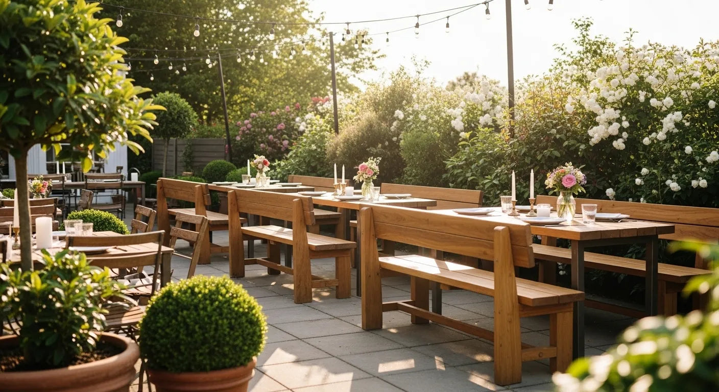 Outdoor Dining Benches