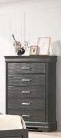 Contemporary Dark Grey Queen Bedroom Set 5-Piece