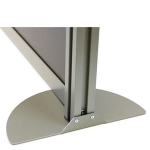 Modern Office Partition Panel – Laminate & Polycarbonate Room Divider 76"H x 96"W