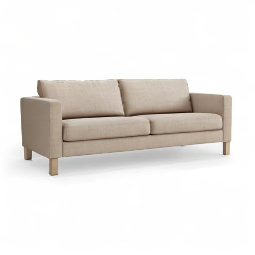 Karlstad 3-Seat Sofa Slipcover – Thick Polyester Replacement Cover