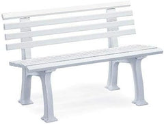 Weatherproof PVC Outdoor Garden Bench – Seats 3, 500 lb Capacity