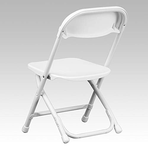 Kids Folding Plastic Chair with Steel Frame – Set of 4