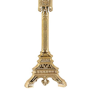Solid Brass Paschal Candlestick 44"