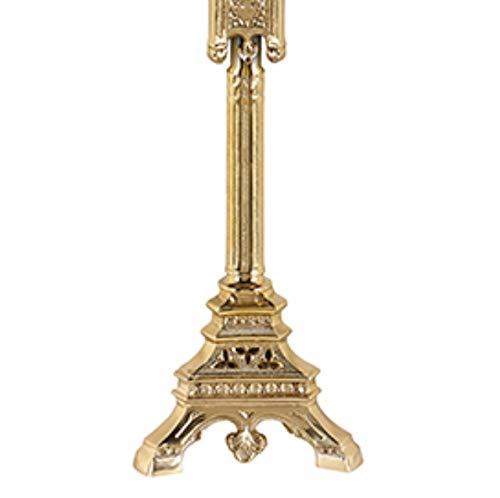 Solid Brass Paschal Candlestick 44"