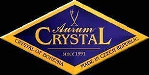 Red Crystal Glass Vase 12 Inch — Bohemian Lead-Free Trumpet Flower Vase