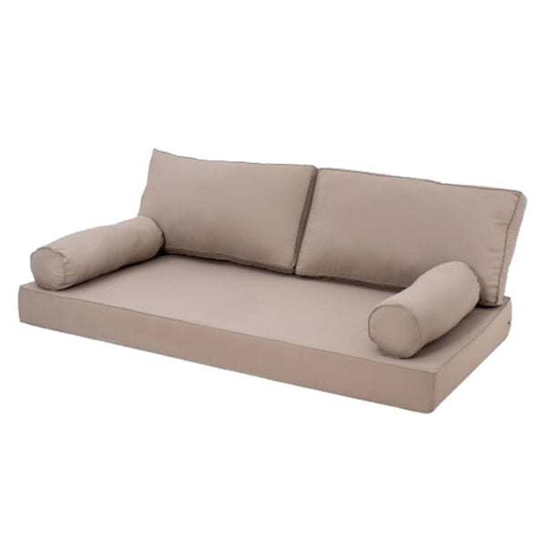 Twin Outdoor Daybed Cushion Cover Set with Bolster & Back Pillow Slipcovers