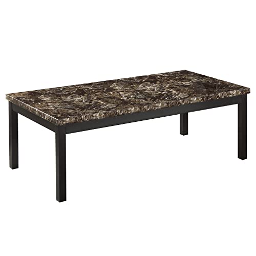 Malaya 3-Piece Faux Marble Occasional Table Set