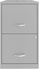 2-Drawer Vertical Metal Filing Cabinet – Lockable, Pre-Assembled, Letter Size