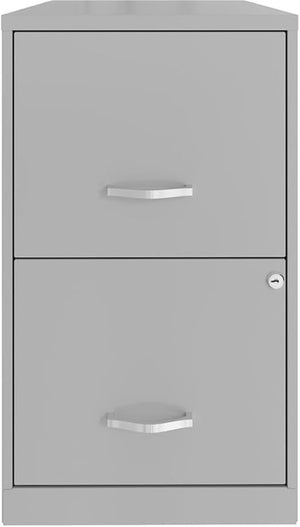 2-Drawer Vertical Metal Filing Cabinet – Lockable, Pre-Assembled, Letter Size