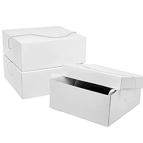 White Hat Gift Boxes 14x14x7 Inches – Pack of 25