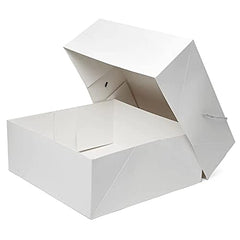 White Hat Gift Boxes 14x14x7 Inches – Pack of 25