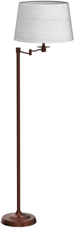 Bronze Swing Arm LED Floor Lamp
