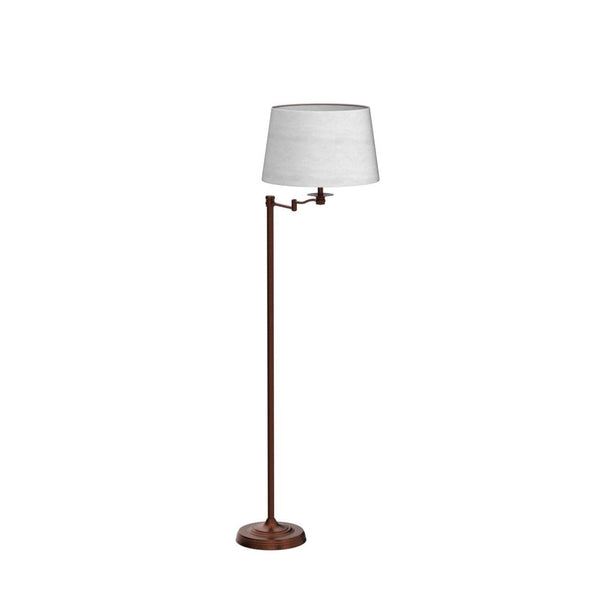 Bronze Swing Arm LED Floor Lamp