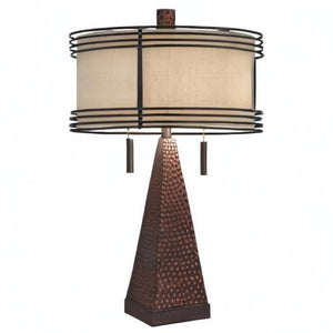 Industrial Farmhouse Table Lamps Set of 2 with USB Port