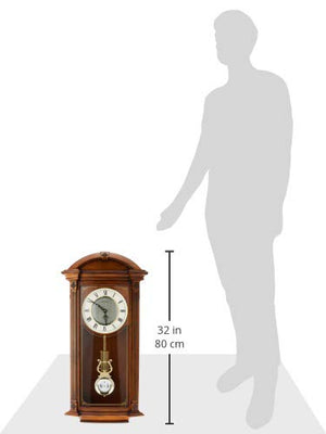 Hartwick Triple-Chime Wall Clock – Walnut