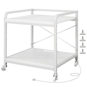 Under Desk Printer Stand with Power Outlet