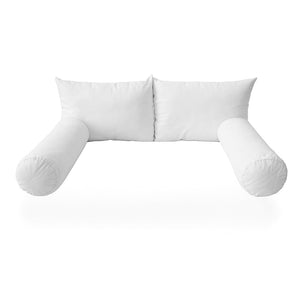 Outdoor Indoor Daybed Pillow & Bolster Cushion Insert Set