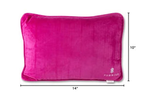 Needlepoint Decorative Throw Pillow – Wool Embroidered Accent, 10" x 14"