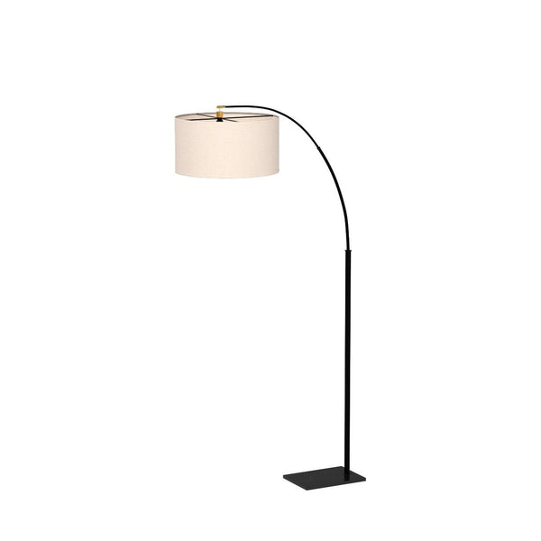 Arc Floor Lamp with Marble Base – LED, 76" Tall