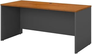 60W Credenza Office Desk with Thermally Fused Laminate Surface
