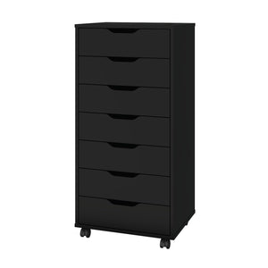 7-Drawer Mobile File Cabinet with Locking Wheels
