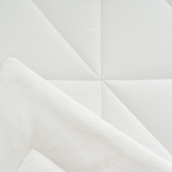 Reversible Comforter Set with Down Alternative Fill & Pillow Shams