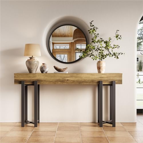 63-Inch Industrial Console Table