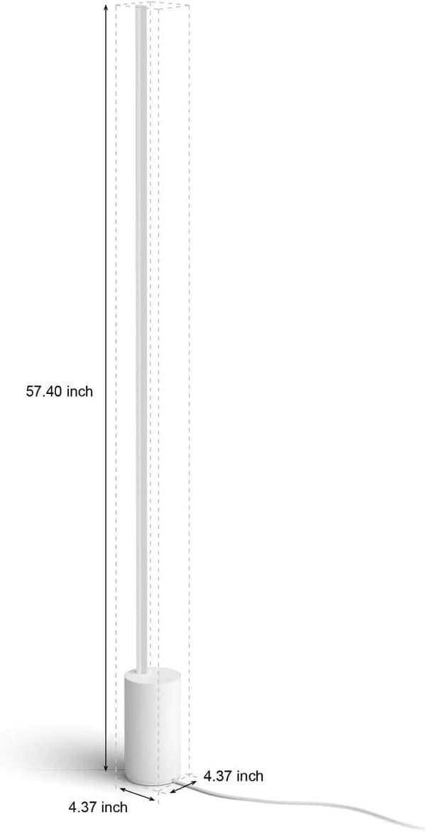 Smart Gradient Floor Lamp with Color Ambiance