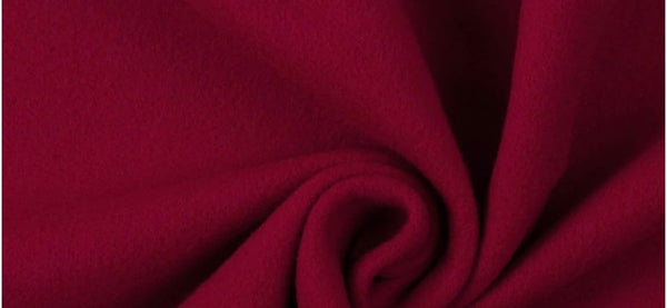 Red Wool Coating Fabric – Heavy Weight Woven