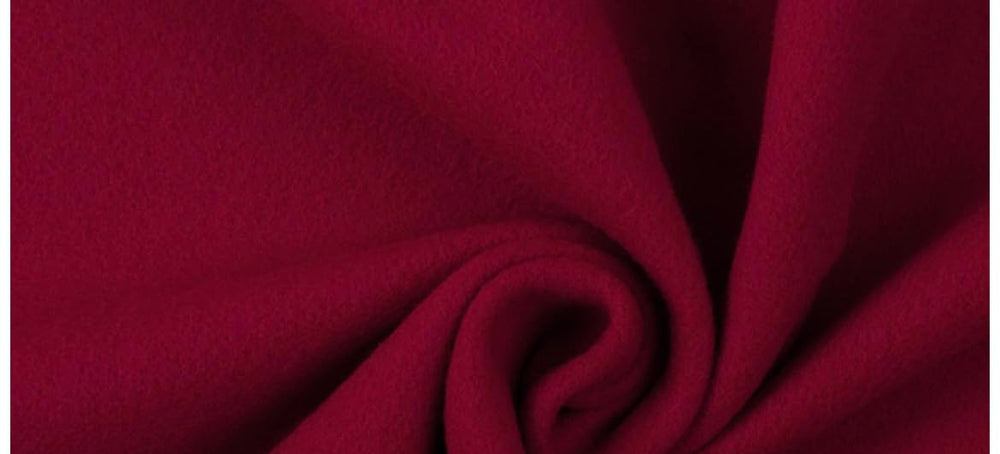 Red Wool Coating Fabric – Heavy Weight Woven