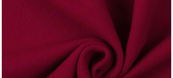 Red Wool Coating Fabric – Heavy Weight Woven