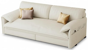 Queen Sleeper Sofa Bed – 3-in-1 Convertible Velvet Pull-Out Couch