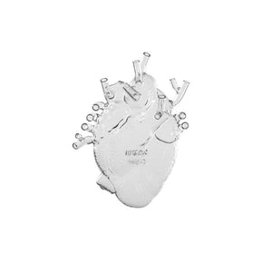 Heart-Shaped Glass Flower Vase