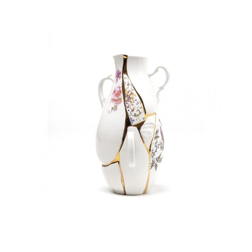 Kintsugi Porcelain Vase 13"