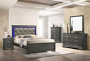 Contemporary Dark Grey Queen Bedroom Set 5-Piece