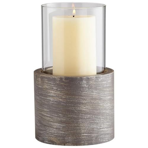 Valerian Small Iron Candle Holder – Silver