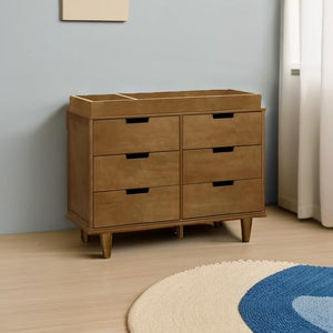 6-Drawer Wood Dresser for Nursery & Kids Bedroom