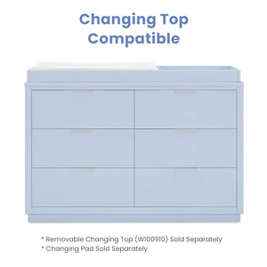 6-Drawer Kids Dresser – Fully Assembled Nursery & Bedroom Storage