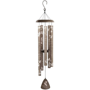 Amazing Grace Silhouette Sonnet Wind Chime — 44 Inch Aluminum Outdoor Chime