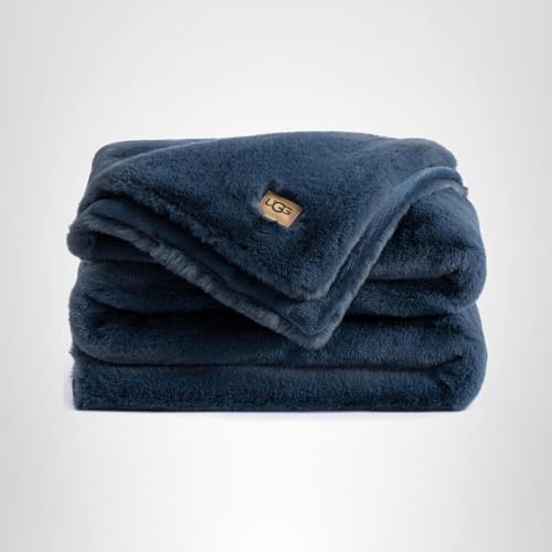 Plush Faux Fur Throw Blanket 50x70 Inch