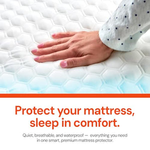 Waterproof Cooling Mattress Protector with Deep Pocket Fit