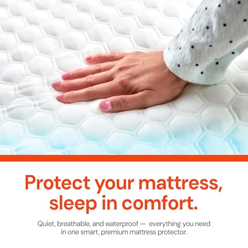 Waterproof Cooling Mattress Protector with Deep Pocket Fit