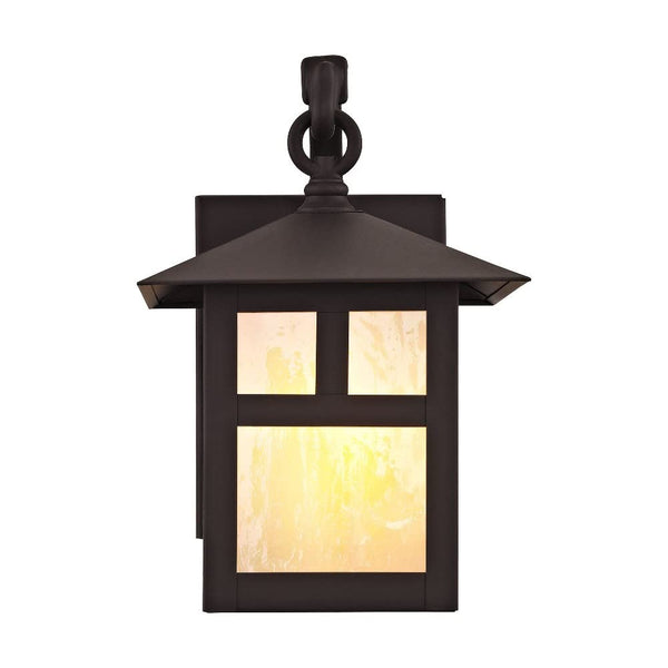 Montclair Mission Outdoor Wall Lantern – Bronze Solid Brass Tiffany Glass