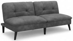 Convertible Futon Sofa Bed with Adjustable Backrest