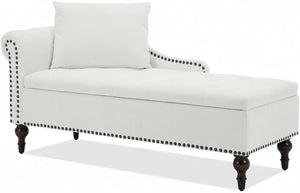 Oversized Chaise Lounge with Storage & Left Armrest