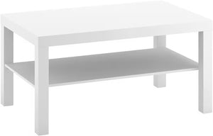 White Rectangular Coffee Table
