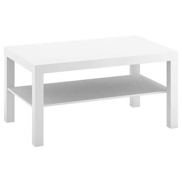 White Rectangular Coffee Table