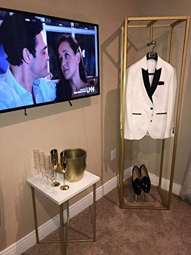 Heavy Duty Metal Garment Rack – Floor-Standing Clothing Display