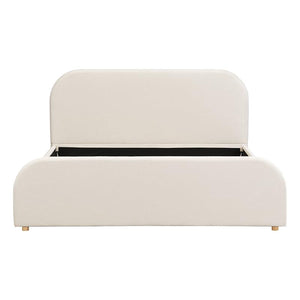 Upholstered Platform Bed Frame with Headboard