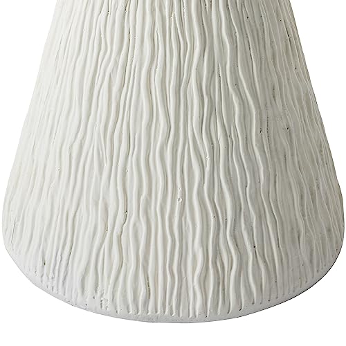 Mushroom Side Table Outdoor MgO Accent Table Round Patio End Table